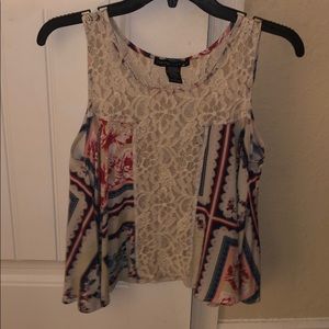 Living Doll Top Size Small Lace detail
